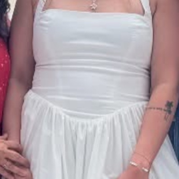 BABYBOO: CRESSIDA MIDI DRESS - IVORY - Picture 3 of 3